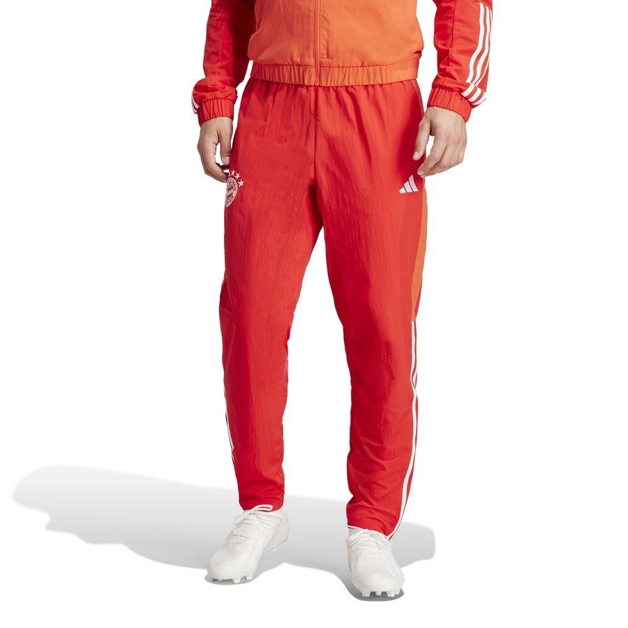 Bayern München Training Trousers Tiro 23 Presentation - Bright Red/White - Men's-SoccerKits Hub | Buy Soccer Jerseys Online
